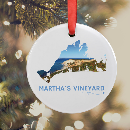 Martha’s Vineyard Ornament | Aquinnah Cliffs Coastal Keepsake – We Live It
