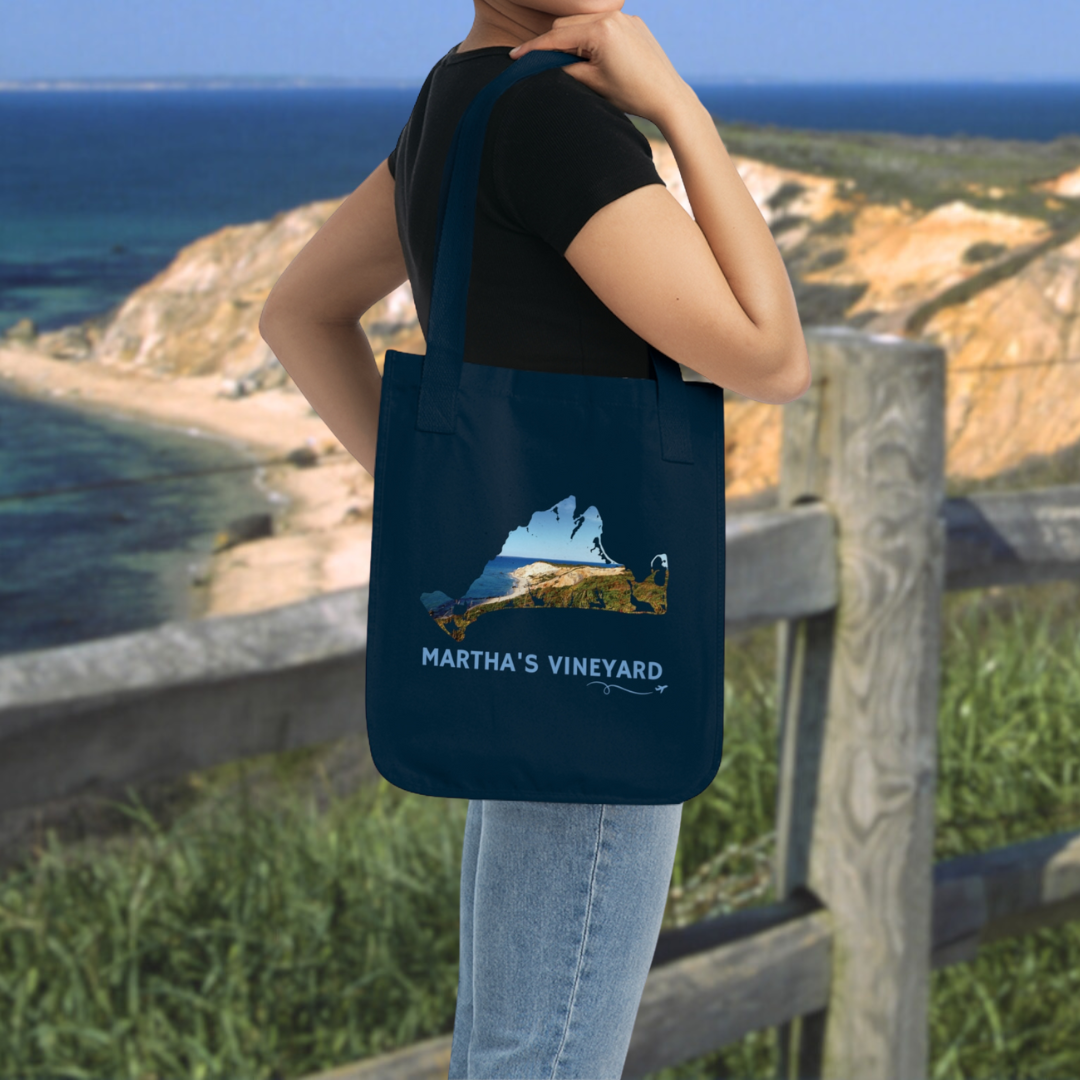 Martha’s Vineyard Tote Bag | Aquinnah Cliffs & Ocean Scenic Design – We Live It