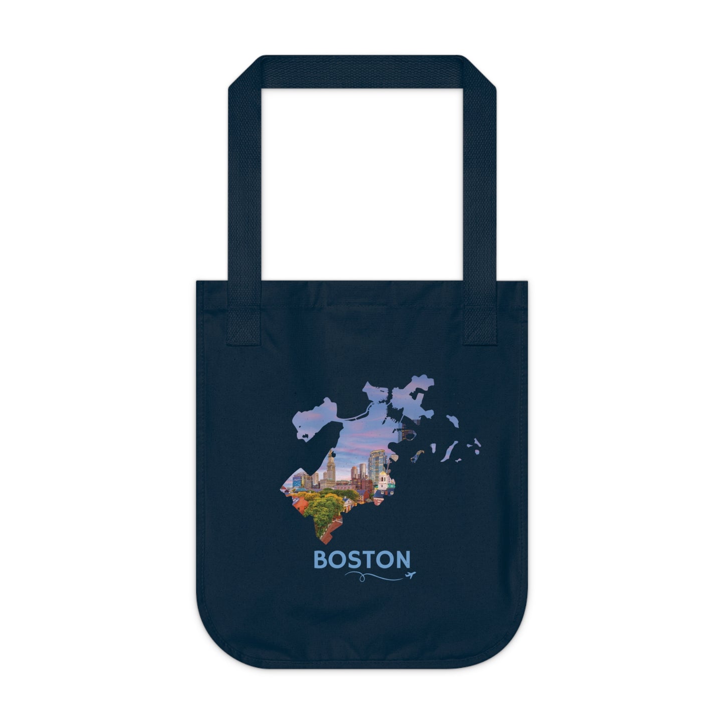 Boston Tote Bag | Skyline Cotton Candy Sunset Carryall