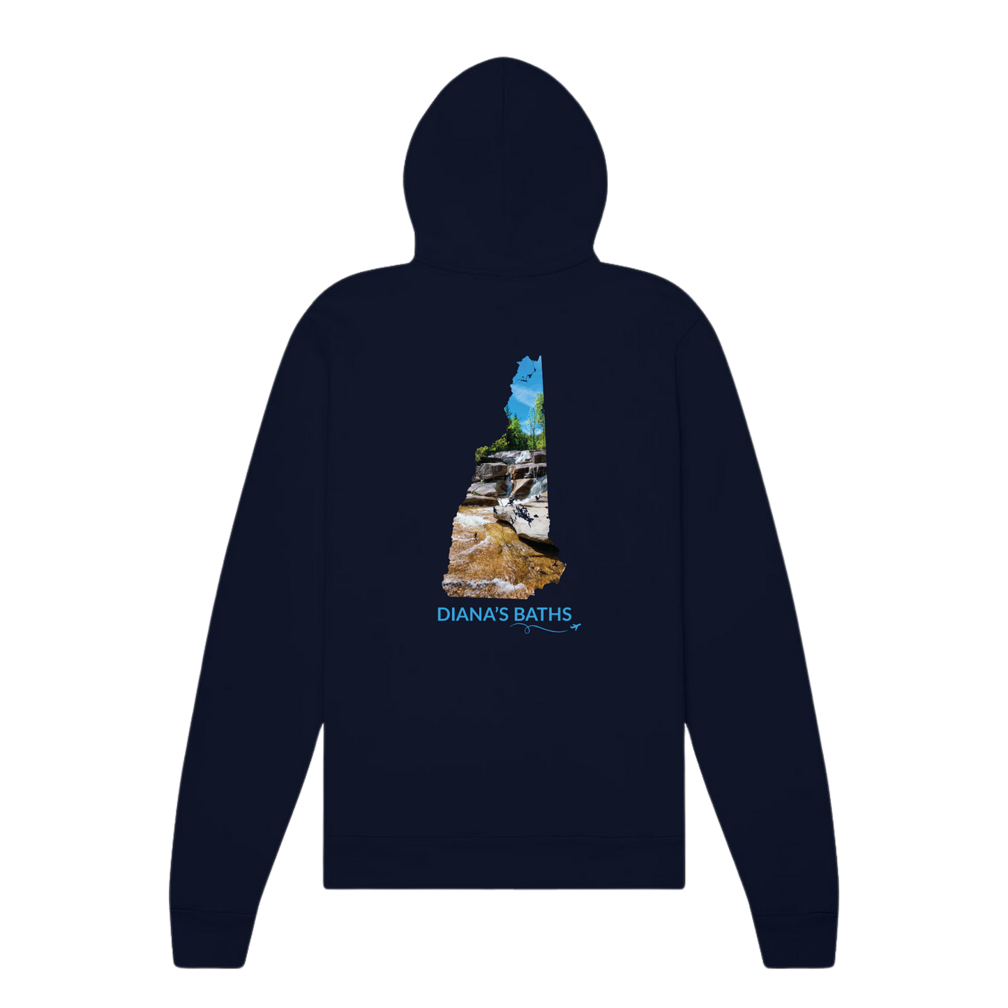 Diana’s Baths Zip-Up Hoodie | New Hampshire