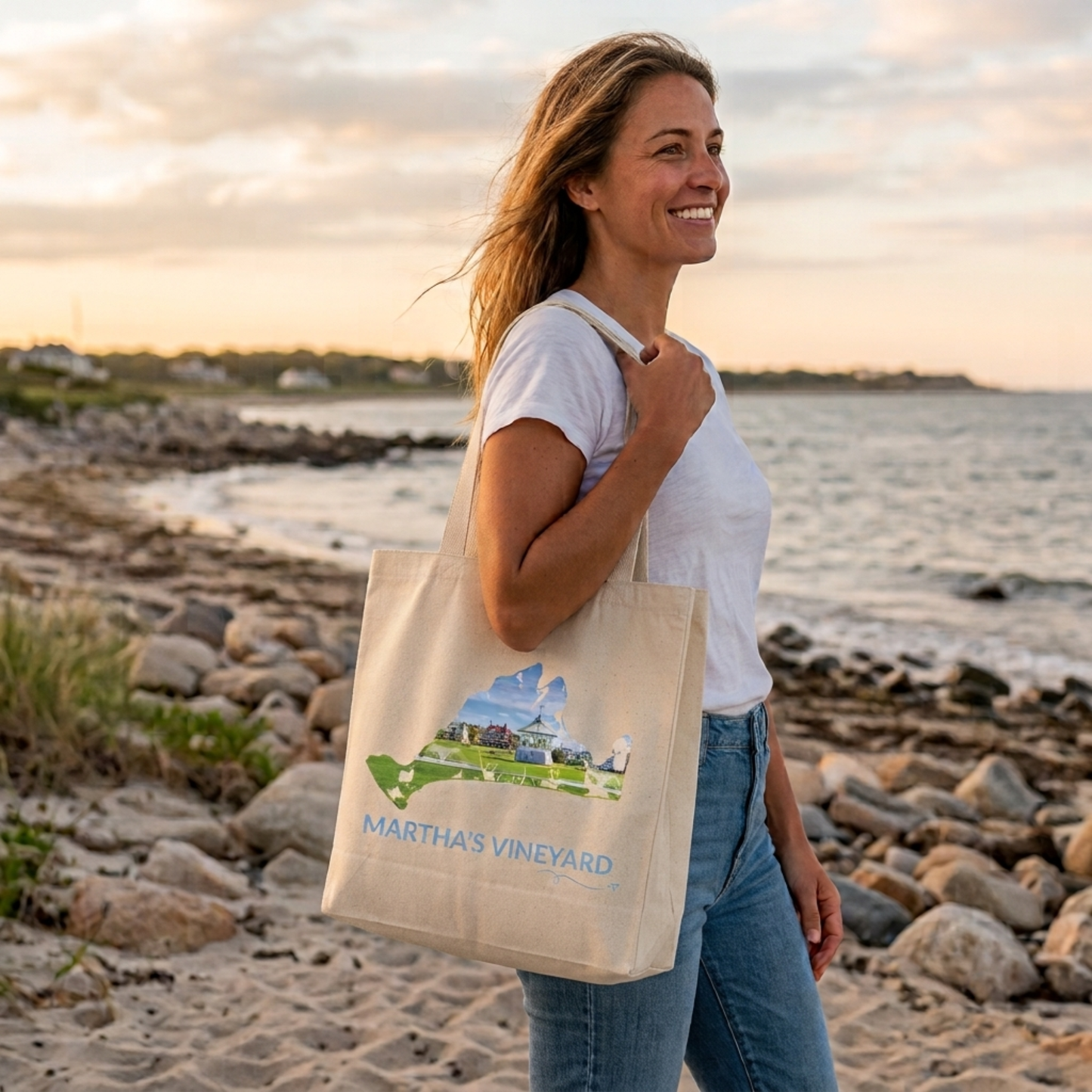 Martha's Vineyard Tote Bag | Ocean Park Gazebo