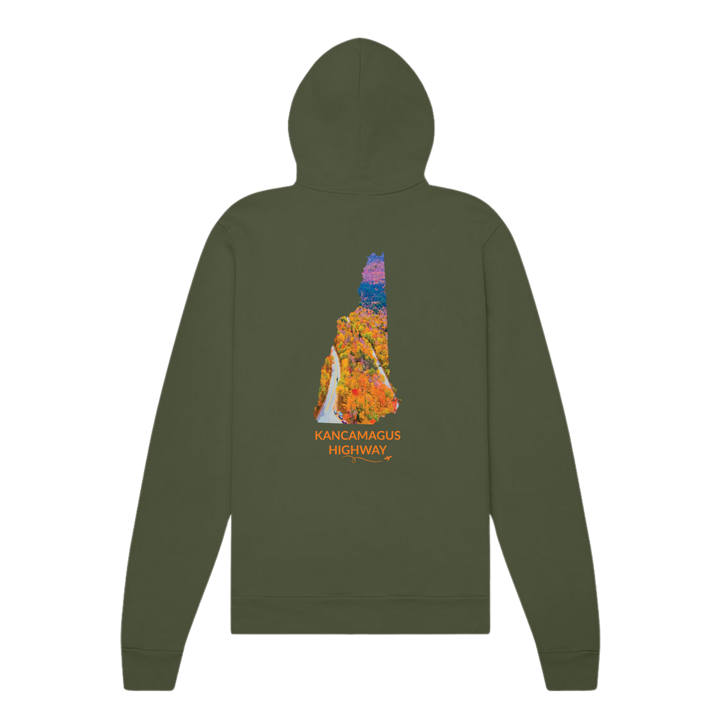 Kancamagus Highway Zip-Up Hoodie | New Hampshire Fall Foliage