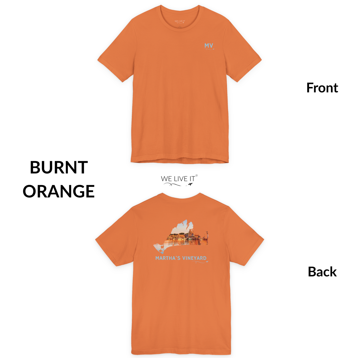 Martha’s Vineyard T-Shirt | Oak Bluffs Harbor Sunset