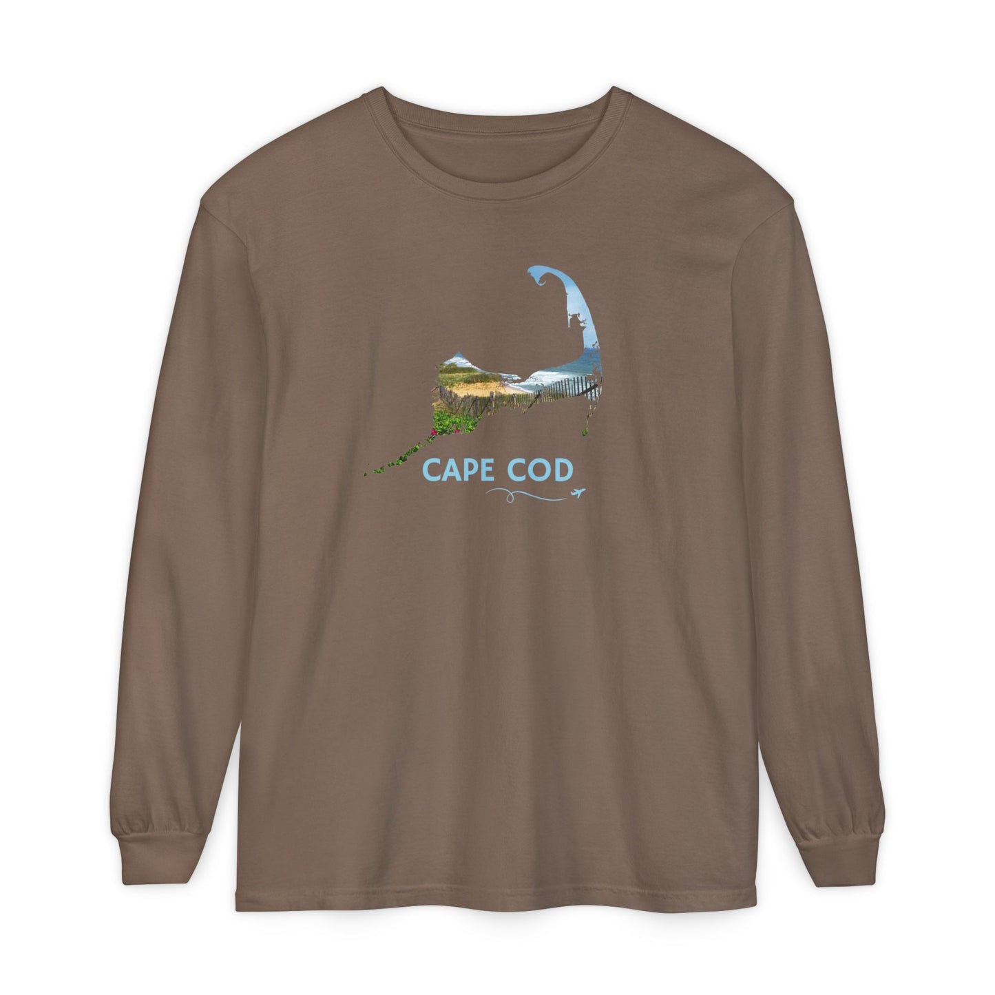 Cape Cod Long Sleeve Shirt | Beach Roses & Coastal Dunes