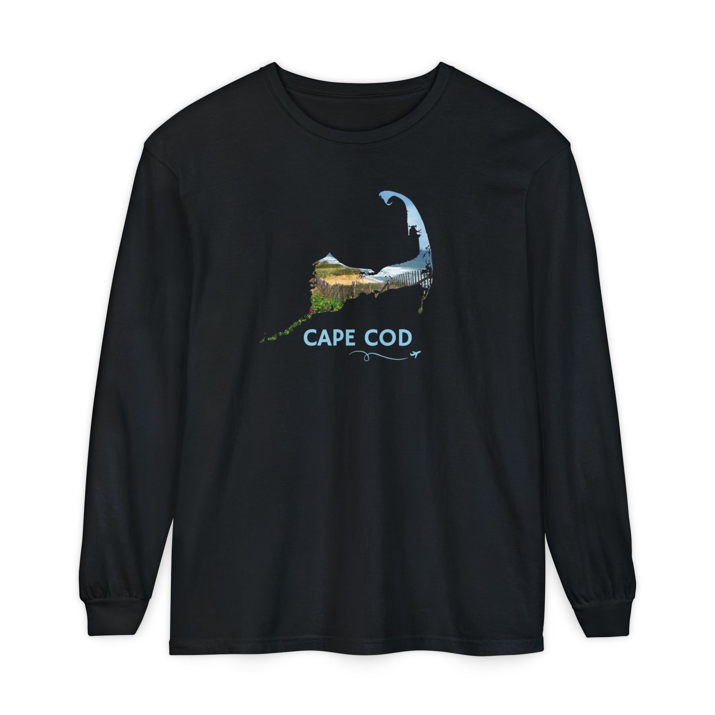 Cape Cod Long Sleeve Shirt | Beach Roses & Coastal Dunes