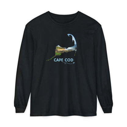 Cape Cod Long Sleeve Shirt | Beach Roses & Coastal Dunes