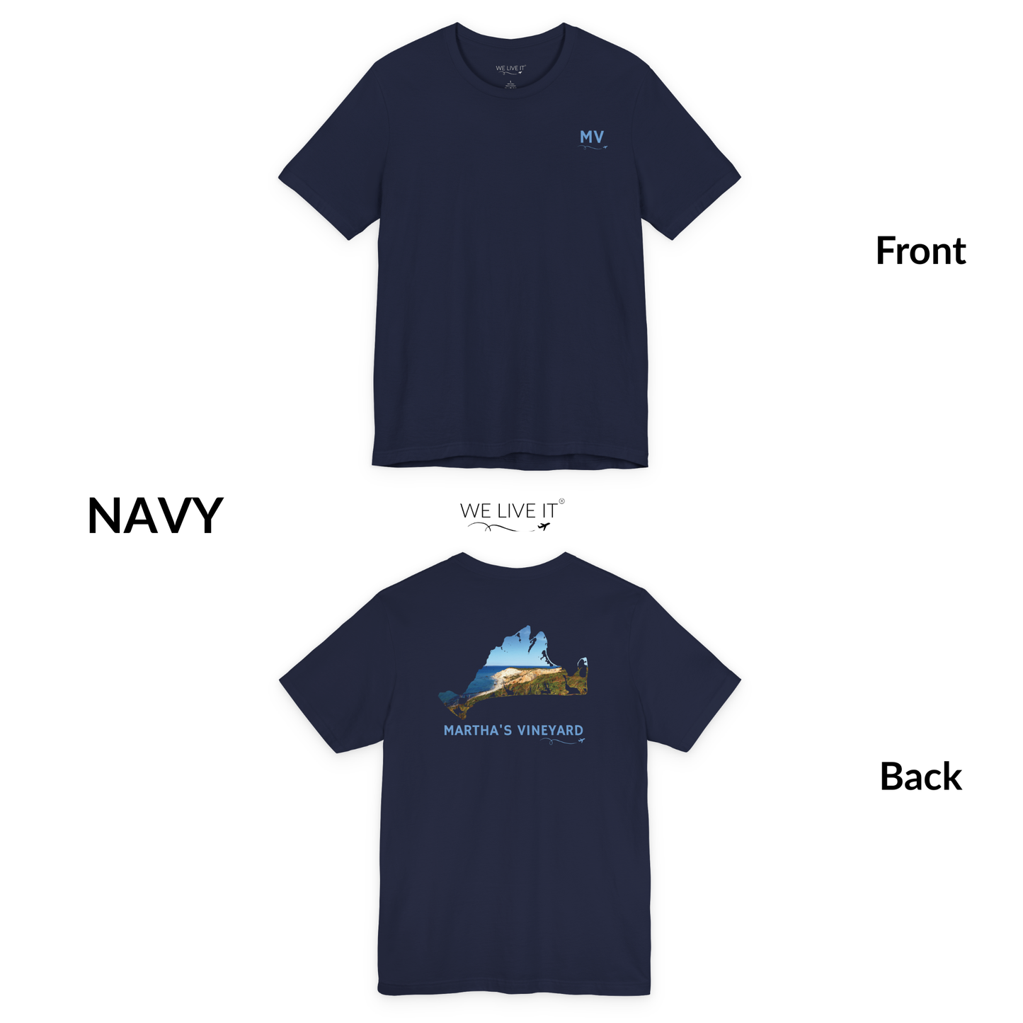 Martha’s Vineyard T-Shirt | Aquinnah Cliffs & Ocean