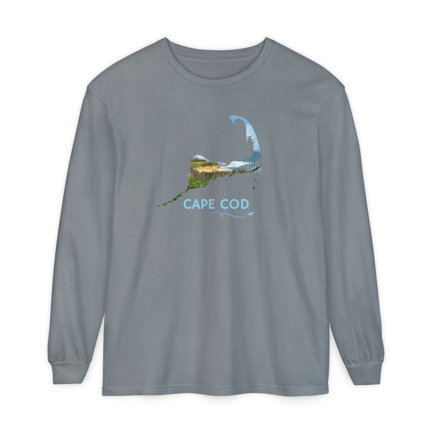 Cape Cod Long Sleeve Shirt | Beach Roses & Coastal Dunes