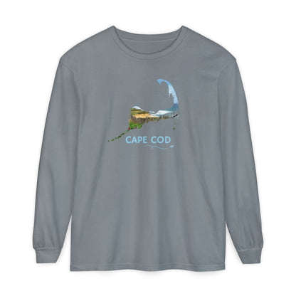 Cape Cod Long Sleeve Shirt | Beach Roses & Coastal Dunes
