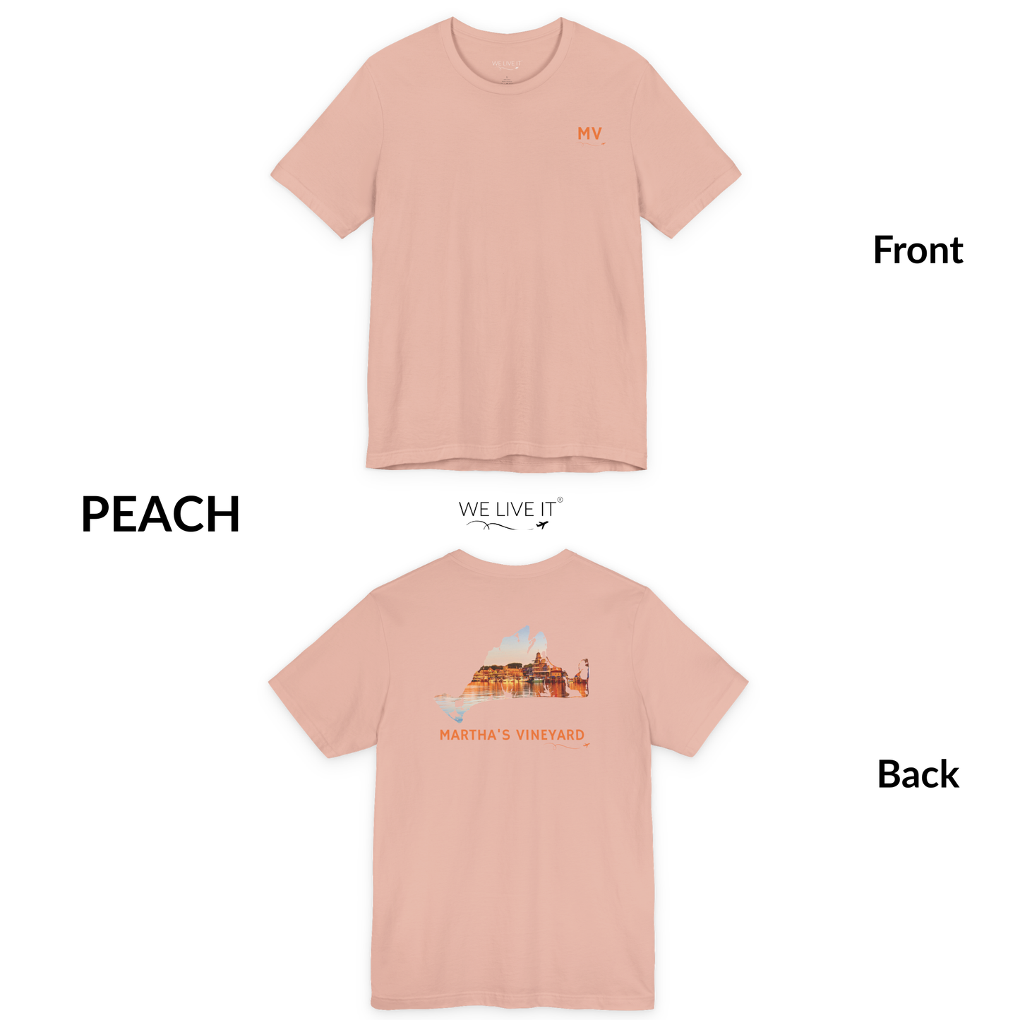 Martha’s Vineyard T-Shirt | Oak Bluffs Harbor Sunset