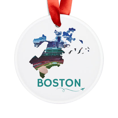 Boston Fenway Park Ornament | Boston Map Keepsake – We Live It