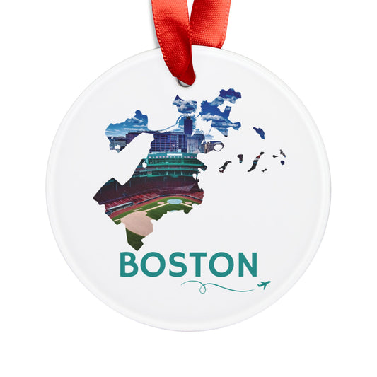 Boston Fenway Park Ornament | Boston Map Keepsake – We Live It