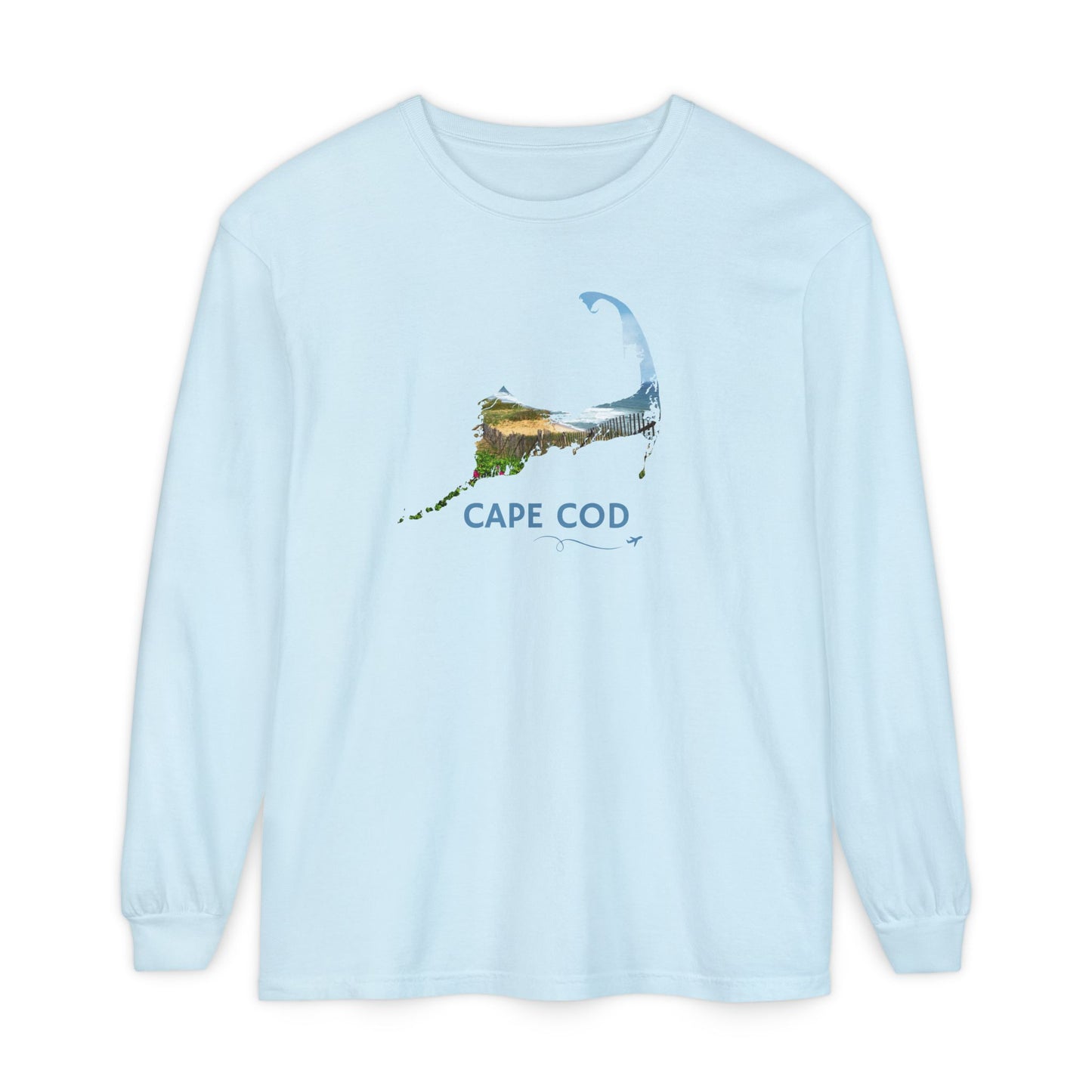 Cape Cod Long Sleeve Shirt | Beach Roses & Coastal Dunes