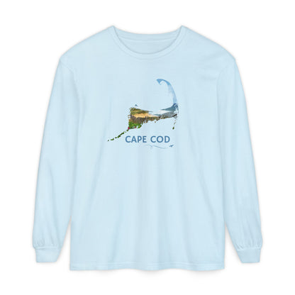Cape Cod Long Sleeve Shirt | Beach Roses & Coastal Dunes