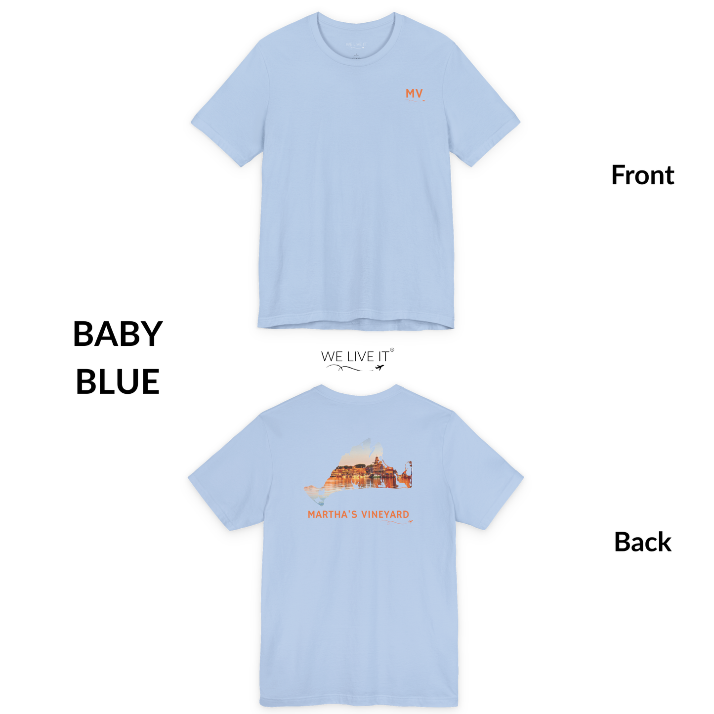 Martha’s Vineyard T-Shirt | Oak Bluffs Harbor Sunset