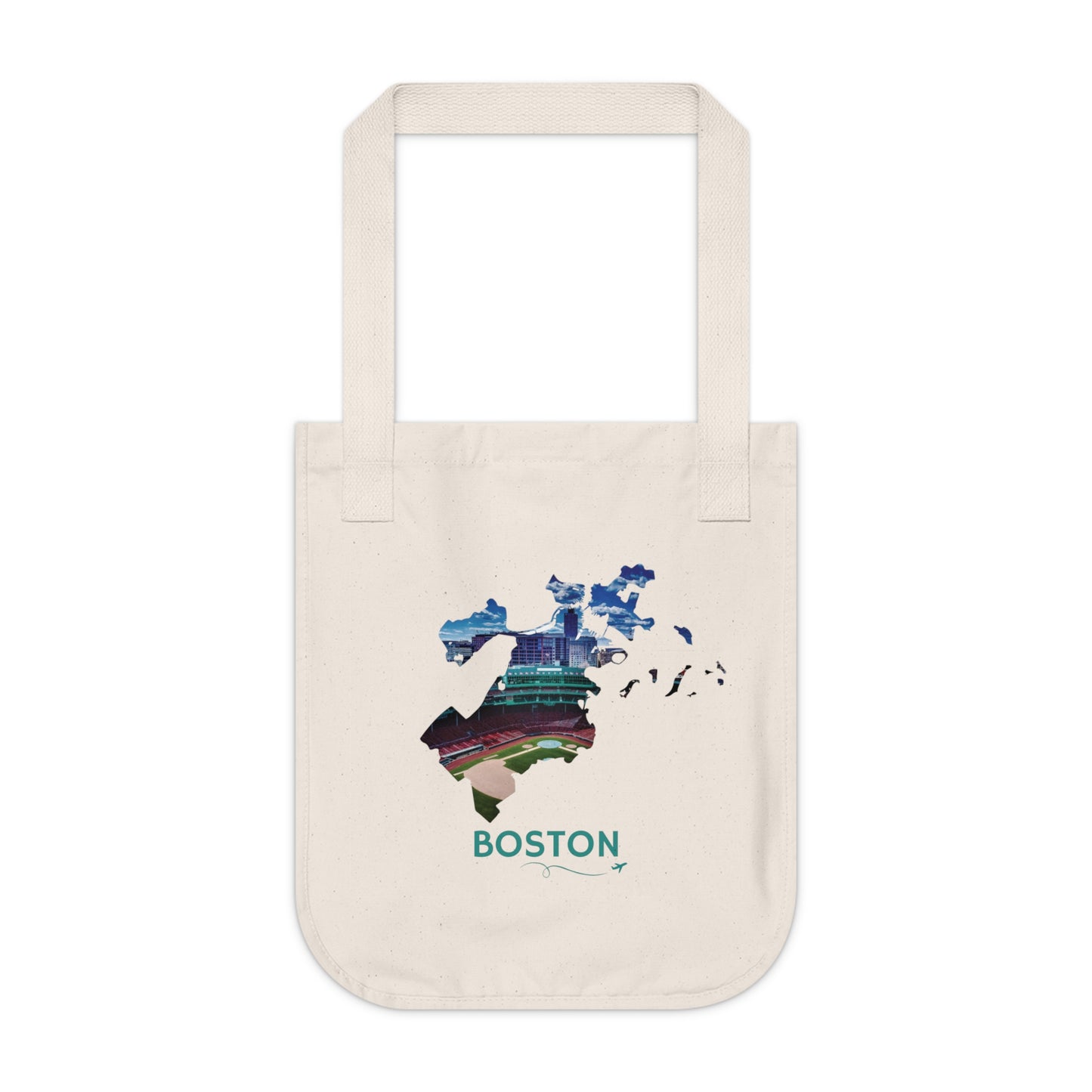 Boston Tote Bag | Fenway Park Aerial Canvas Carryall
