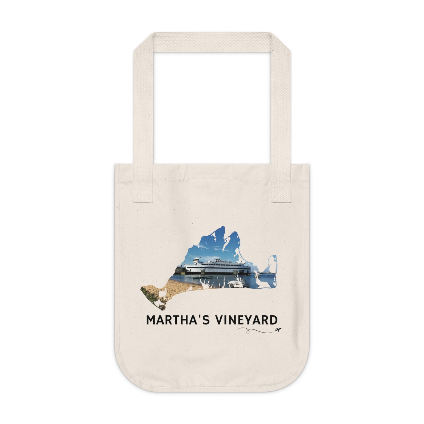 Martha’s Vineyard Tote Bag | Vineyard Haven Steamship Coastal Design