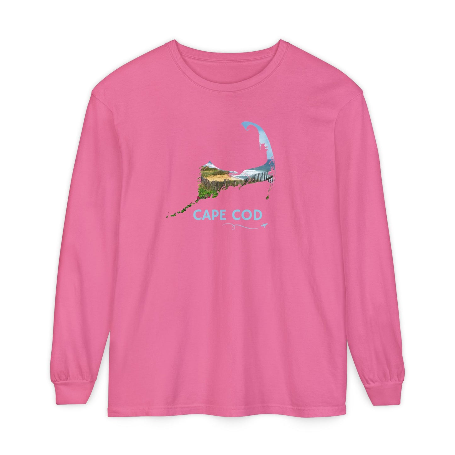 Cape Cod Long Sleeve Shirt | Beach Roses & Coastal Dunes