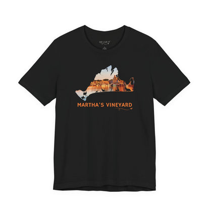 Martha’s Vineyard T-Shirt | Oak Bluffs Harbor Sunset