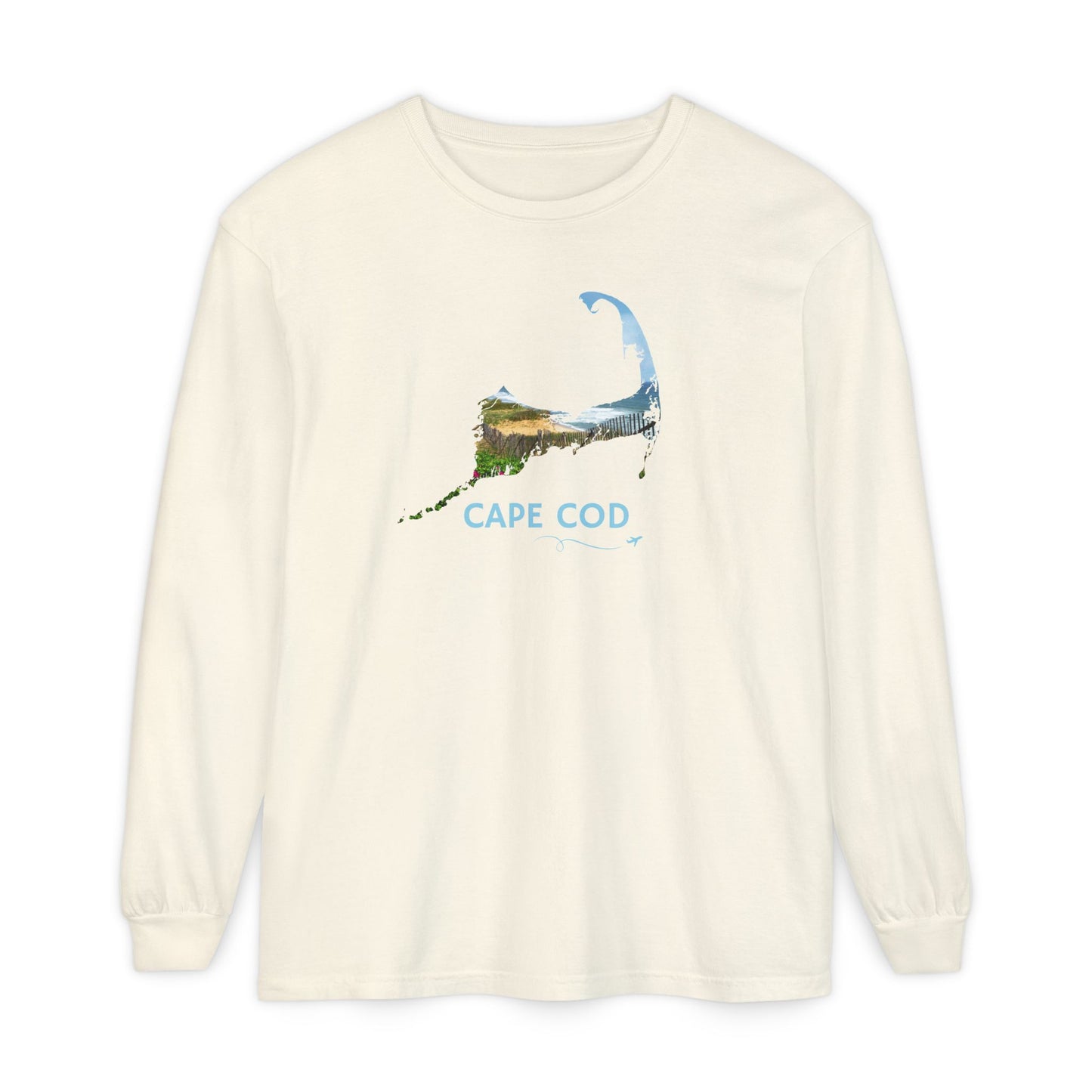 Cape Cod Long Sleeve Shirt | Beach Roses & Coastal Dunes