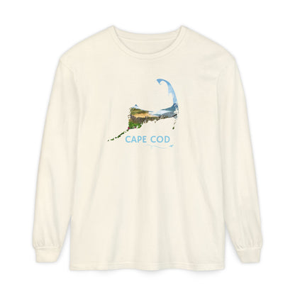 Cape Cod Long Sleeve Shirt | Beach Roses & Coastal Dunes