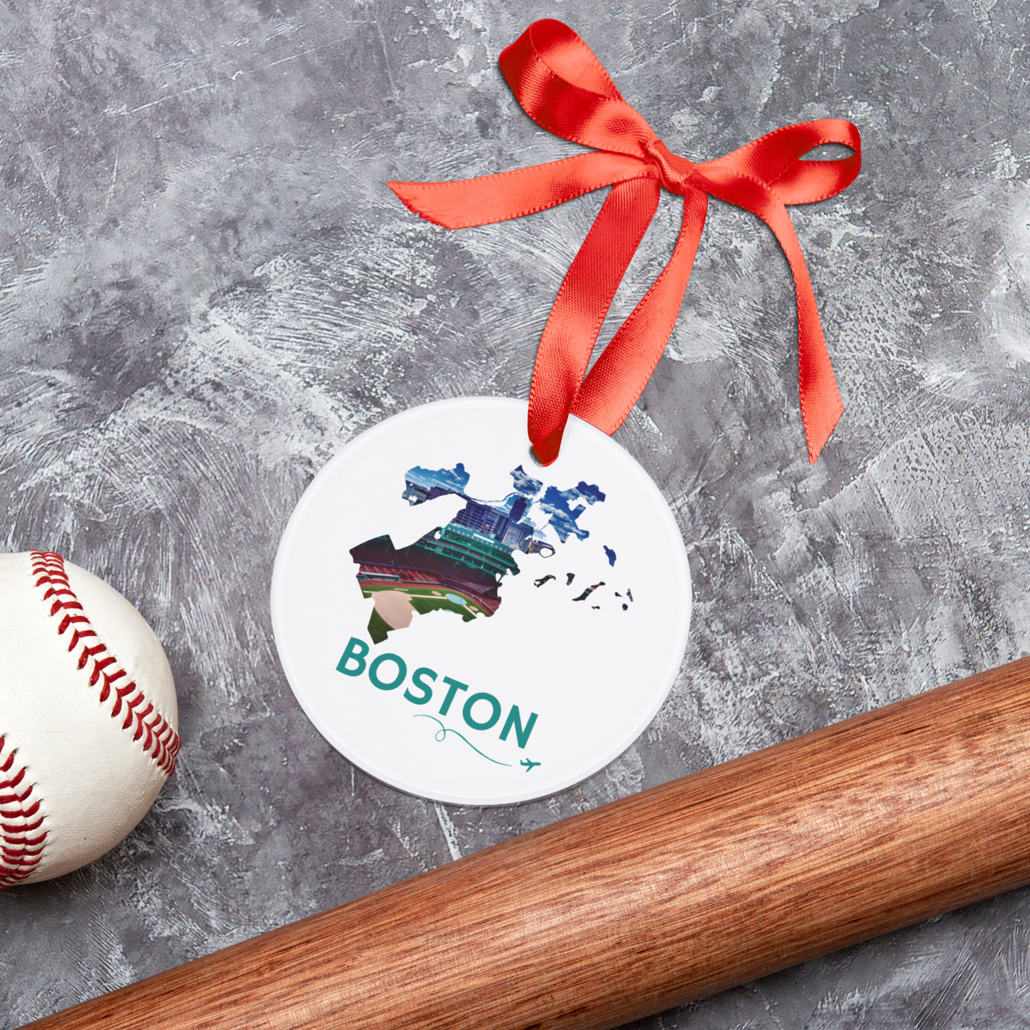 Boston Fenway Park Ornament | Boston Map Keepsake – We Live It