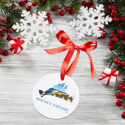 Martha’s Vineyard Ornament | Aquinnah Cliffs Coastal Keepsake – We Live It
