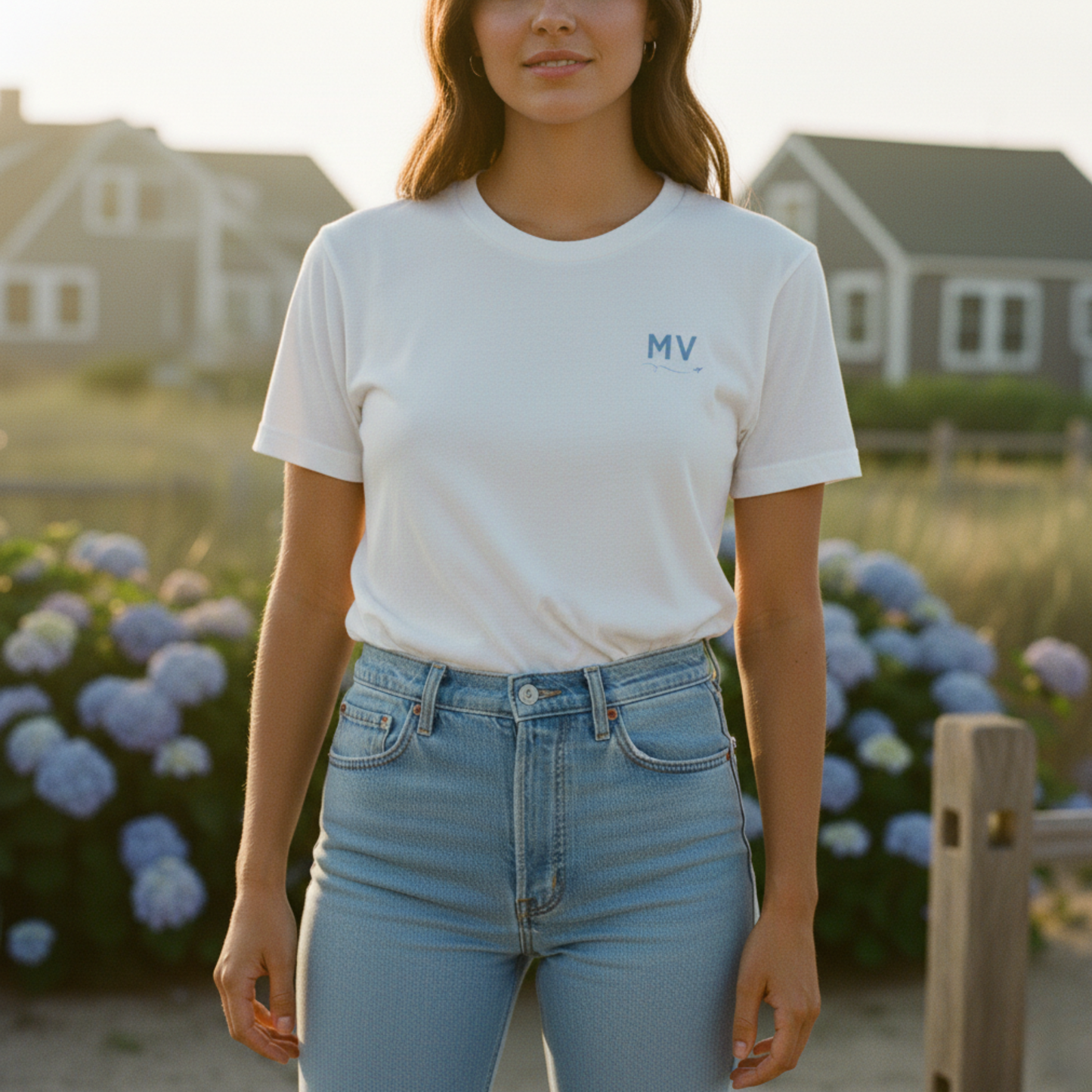 Martha’s Vineyard T-Shirt | MV Front Ocean Park Gazebo & Cottages Back