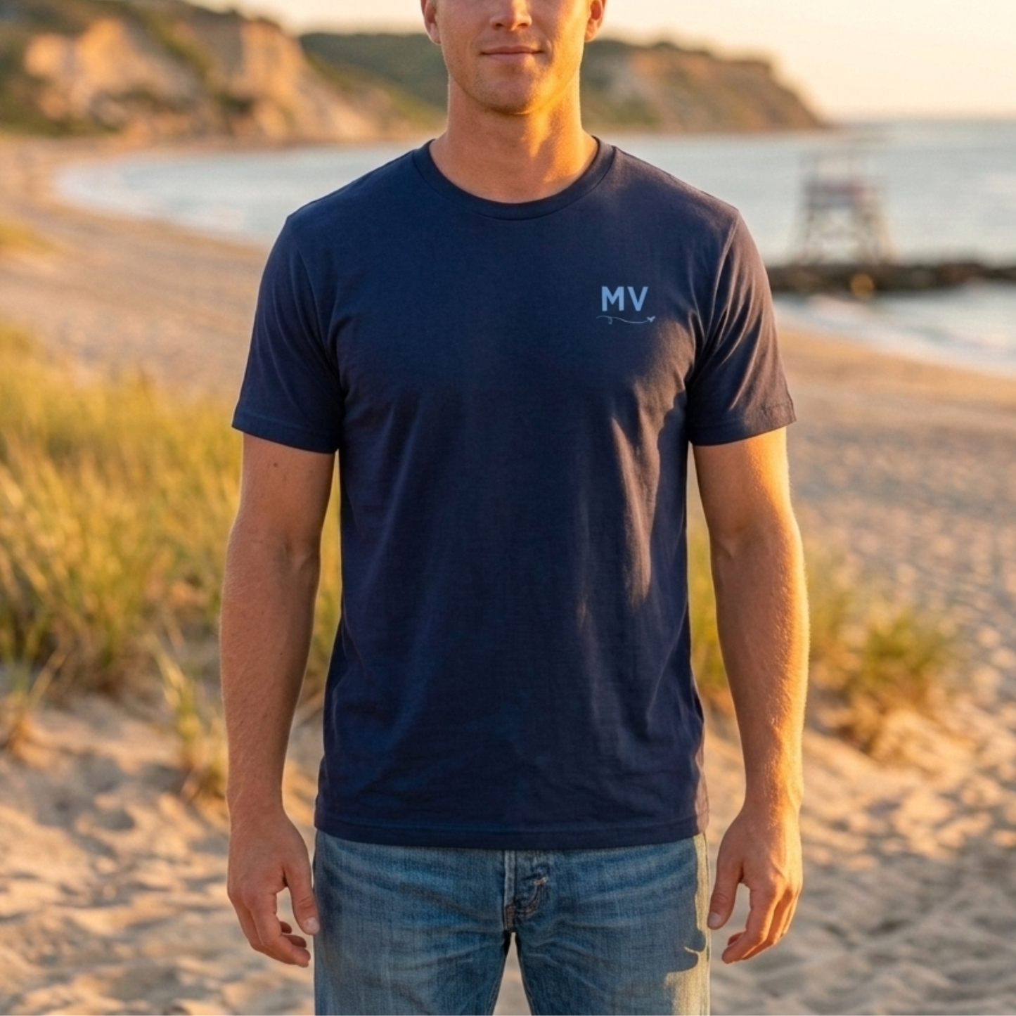 Martha’s Vineyard T-Shirt | Aquinnah Cliffs & Ocean