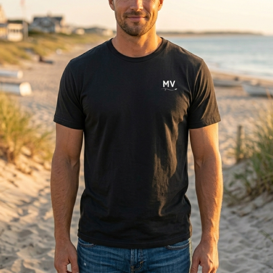 Martha’s Vineyard T-Shirt | MV Front & Vineyard Haven Steamship Back