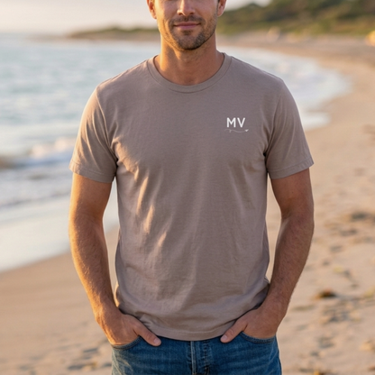 Martha’s Vineyard T-Shirt | MV Front and Edgartown Harbor Back