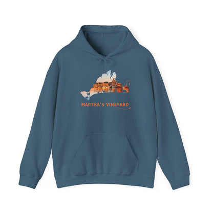 Martha’s Vineyard Hoodie | Oak Bluffs Harbor Sunset Pullover – We Live It