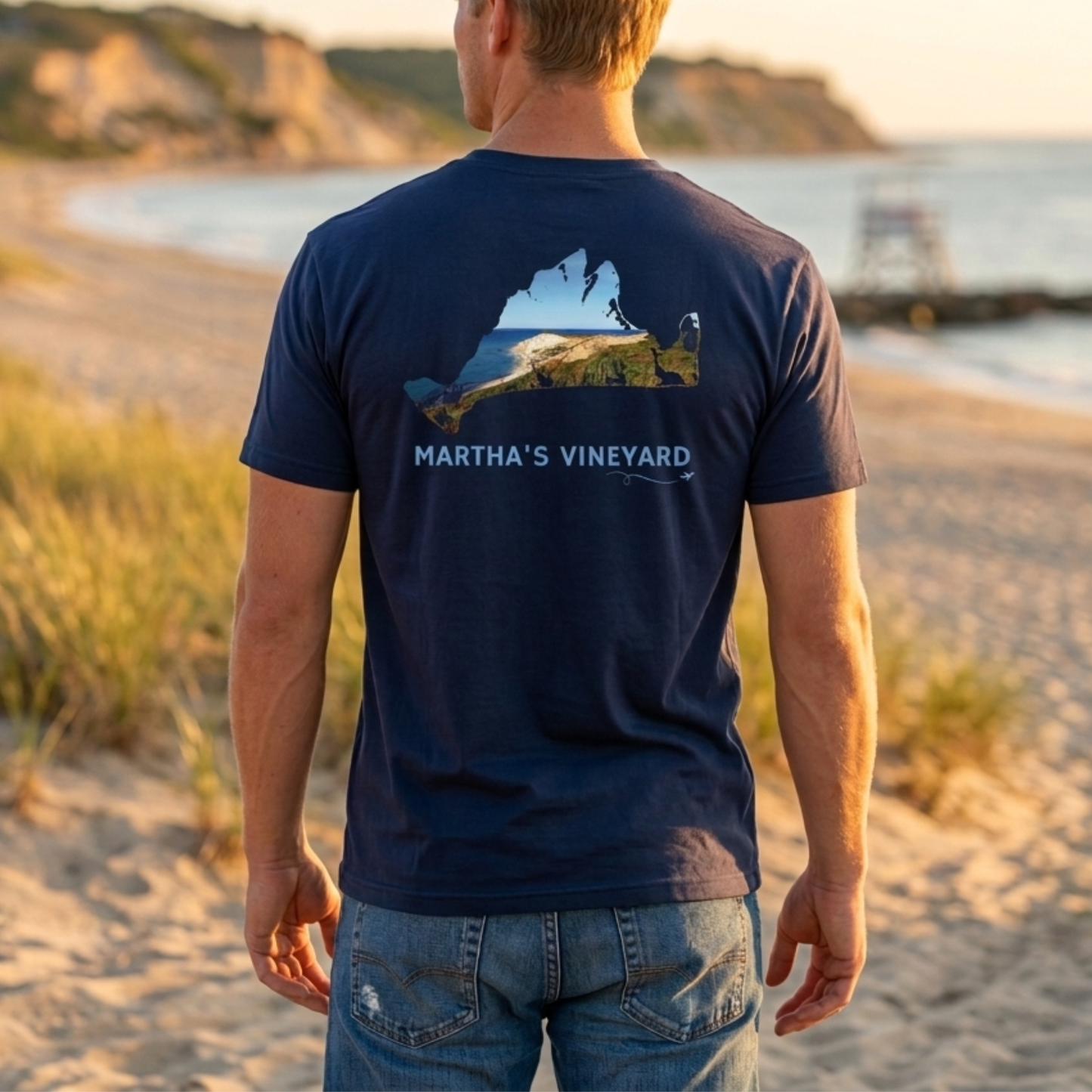 Martha’s Vineyard T-Shirt | Aquinnah Cliffs & Ocean