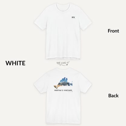 Martha’s Vineyard T-Shirt | MV Front & Vineyard Haven Steamship Back