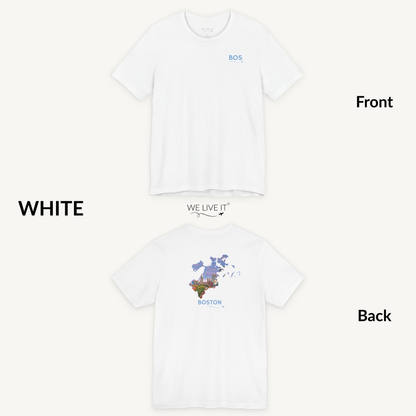 Boston T-Shirt | BOS Front & Faneuil Hall Back