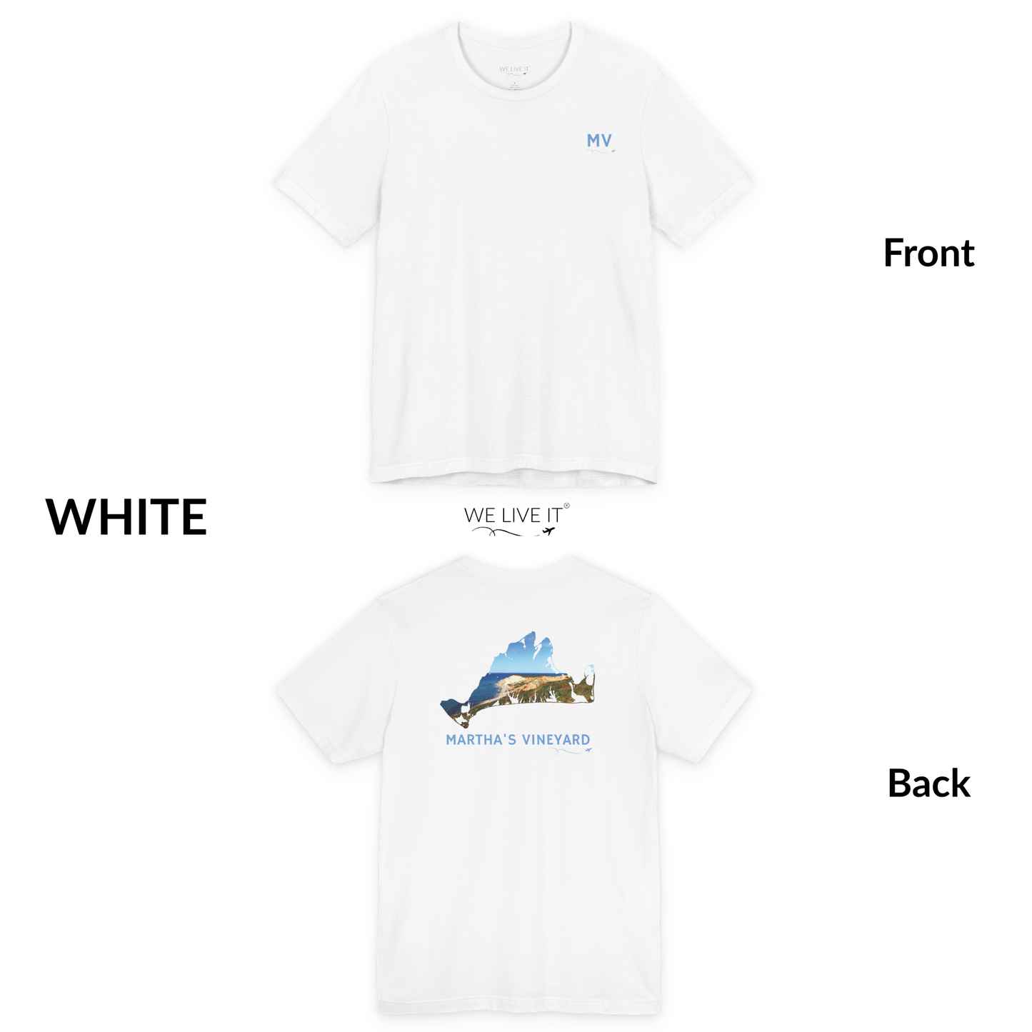 Martha’s Vineyard T-Shirt | Aquinnah Cliffs & Ocean