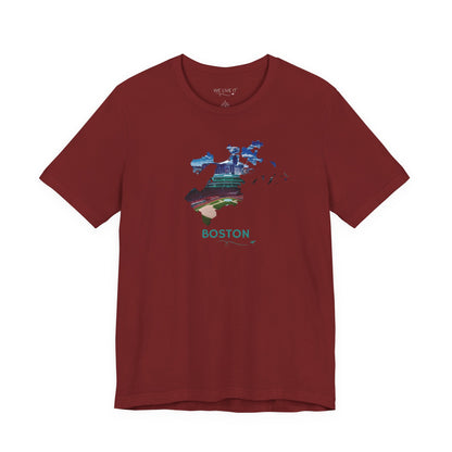 Fenway Park T-Shirt | Boston City Outline Tee