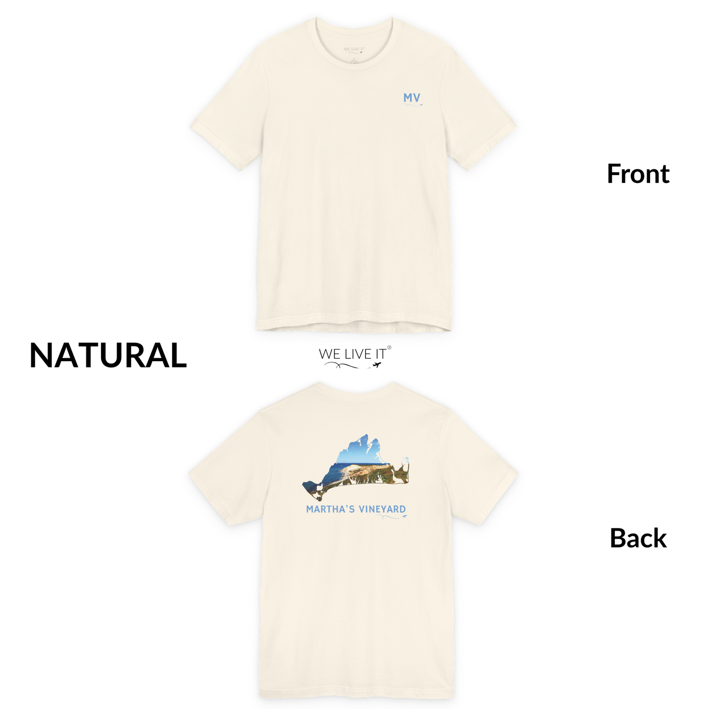 Martha’s Vineyard T-Shirt | Aquinnah Cliffs & Ocean