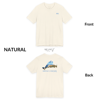 Martha’s Vineyard T-Shirt | Aquinnah Cliffs & Ocean