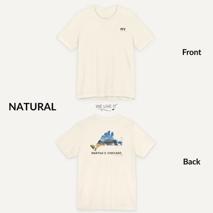 Martha’s Vineyard T-Shirt | MV Front & Vineyard Haven Steamship Back