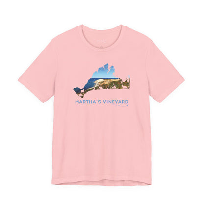 Martha’s Vineyard T-Shirt | Aquinnah Cliffs & Ocean