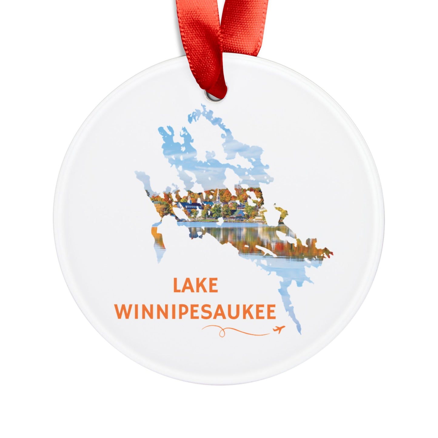 Lake Winnipesaukee Ornament | Meredith NH Fall Foliage – We Live It