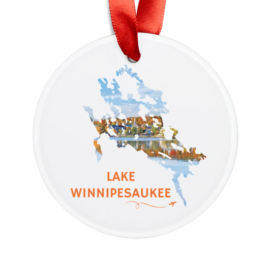Lake Winnipesaukee Ornament | Meredith NH Fall Foliage – We Live It