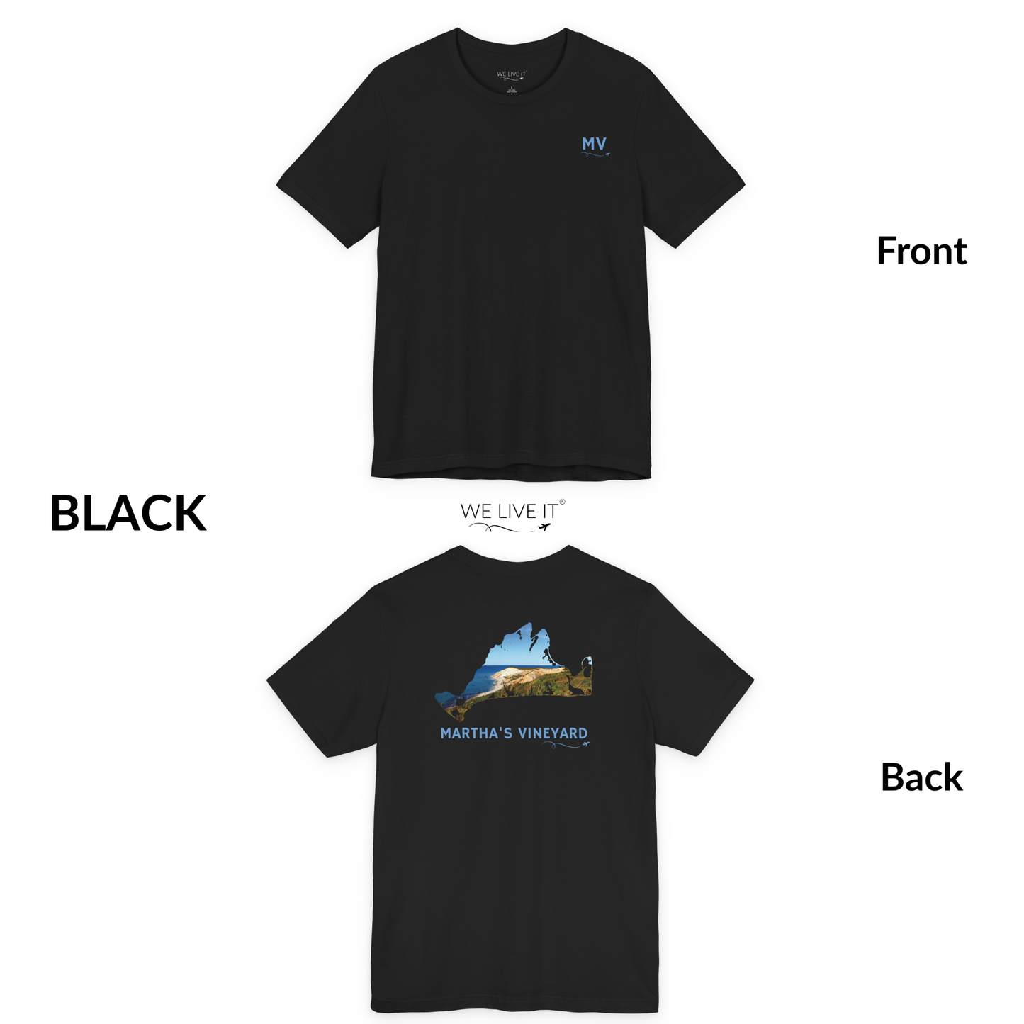 Martha’s Vineyard T-Shirt | Aquinnah Cliffs & Ocean