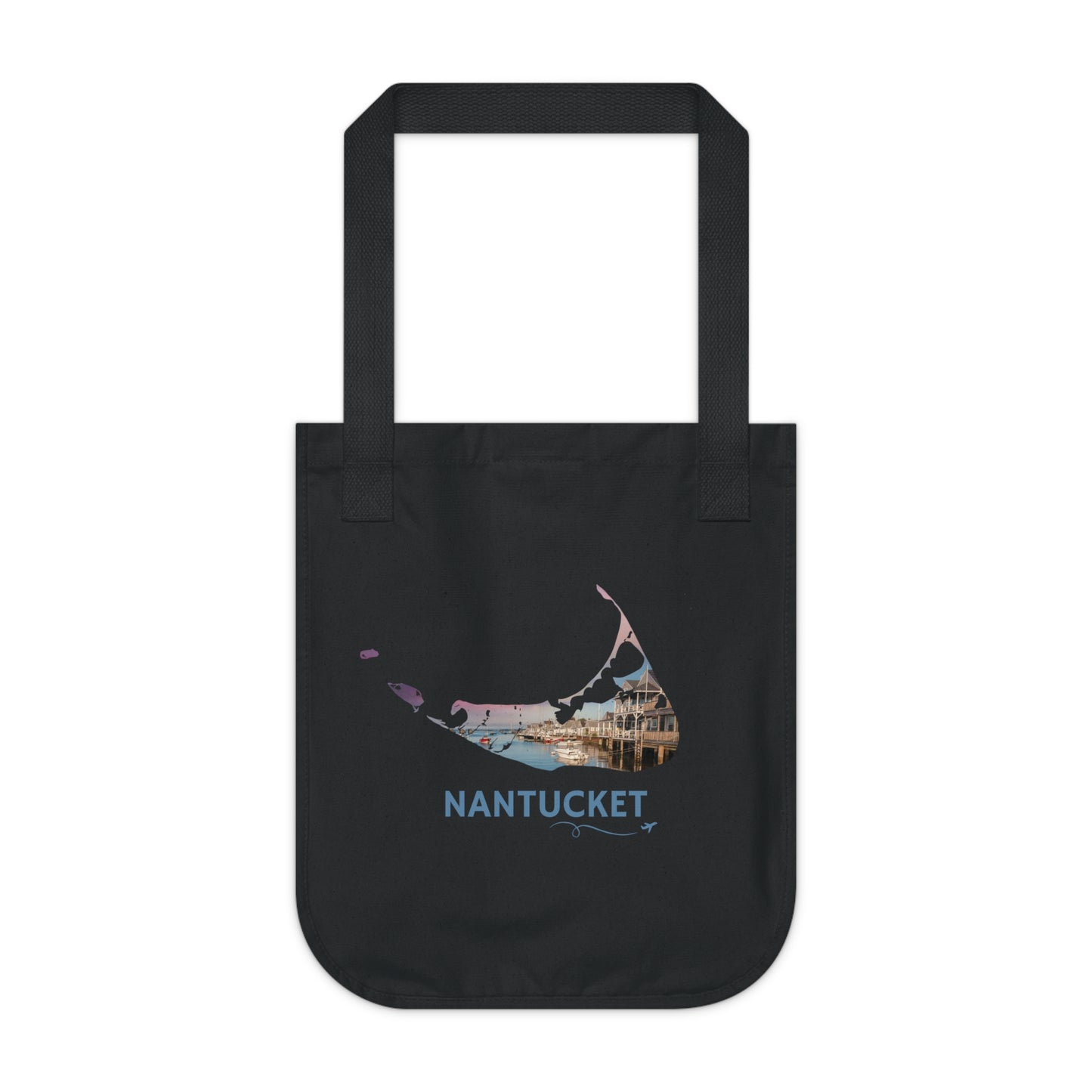Nantucket Tote Bag | Easy Street Harbor Sunset Coastal Design