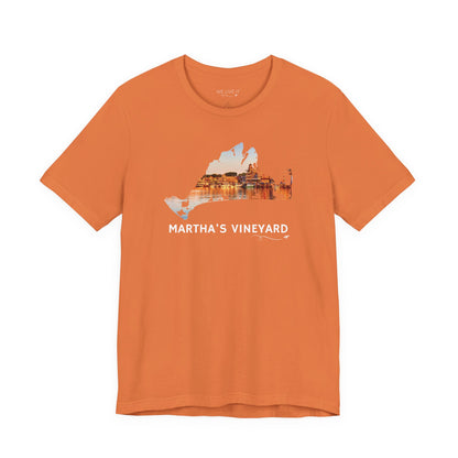 Martha’s Vineyard T-Shirt | Oak Bluffs Harbor Sunset