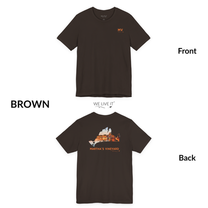 Martha’s Vineyard T-Shirt | Oak Bluffs Harbor Sunset