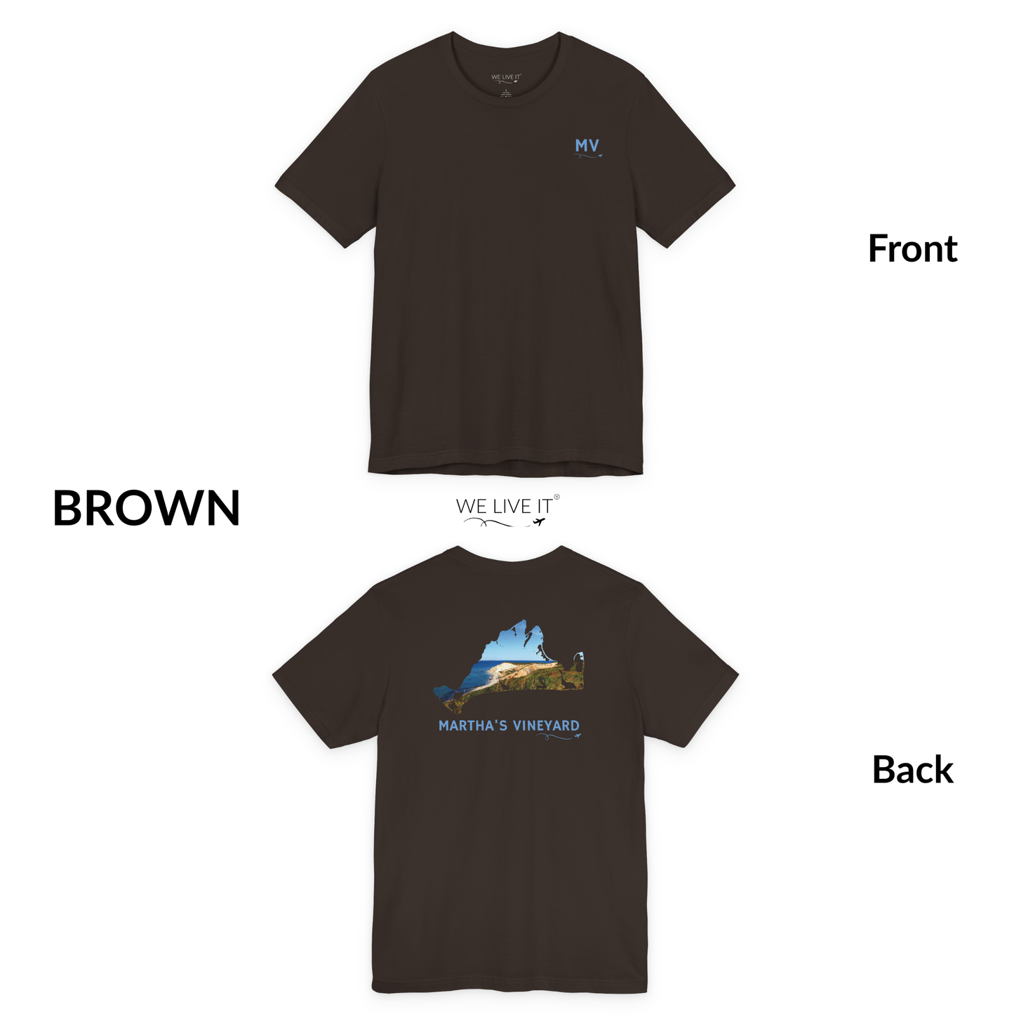 Martha’s Vineyard T-Shirt | Aquinnah Cliffs & Ocean