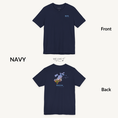 Boston T-Shirt | BOS Front & Faneuil Hall Back