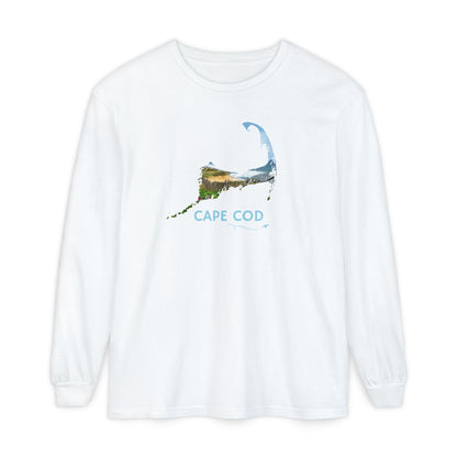 Cape Cod Long Sleeve Shirt | Beach Roses & Coastal Dunes